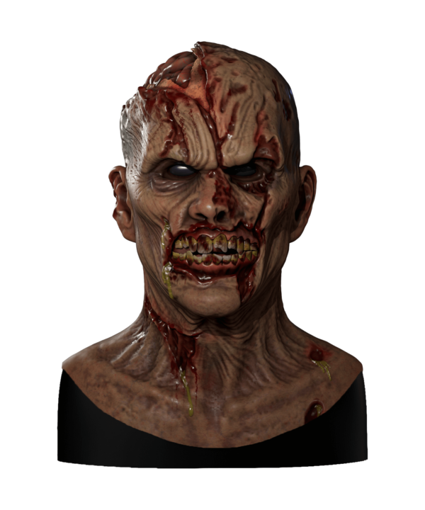Hyper Realistic Silicone Mask Zombie for Halloween