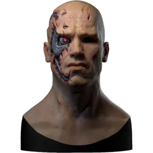 Hyper Realistic Silicone Mask Terminator Cyborg for Halloween