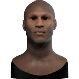 Hyper Realistic Silicone Mask Player Black Man for Disguise