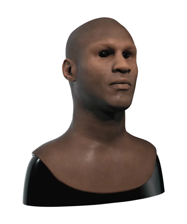 Hyper Realistic Silicone Mask Player Black Man for Disguise