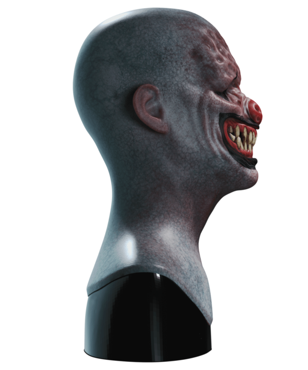 Hyper Realistic Silicone Mask Clown Dark for Halloween