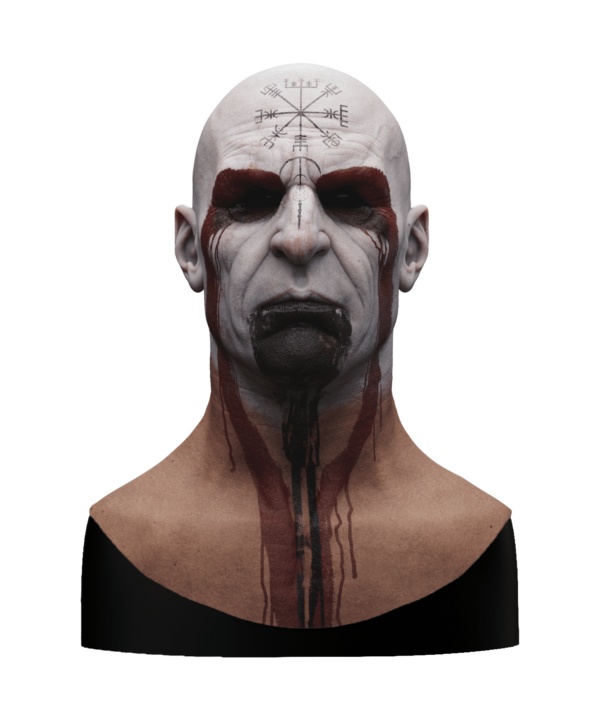 Hyper Realistic Silicone Mask Warrior for Halloween