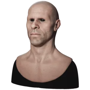 Hyper Realistic Silicone Mask Convict Man for Disguise