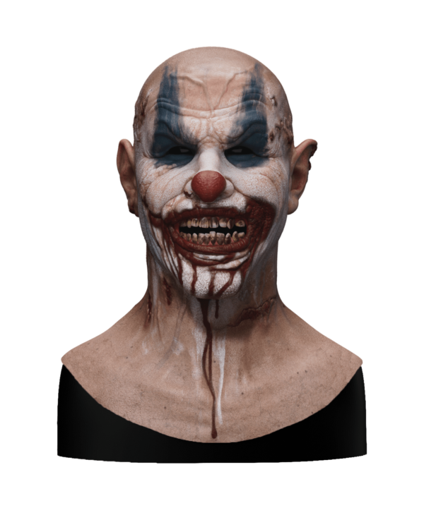 Hyper Realistic Silicone Mask Lunatic I Clown for Halloween